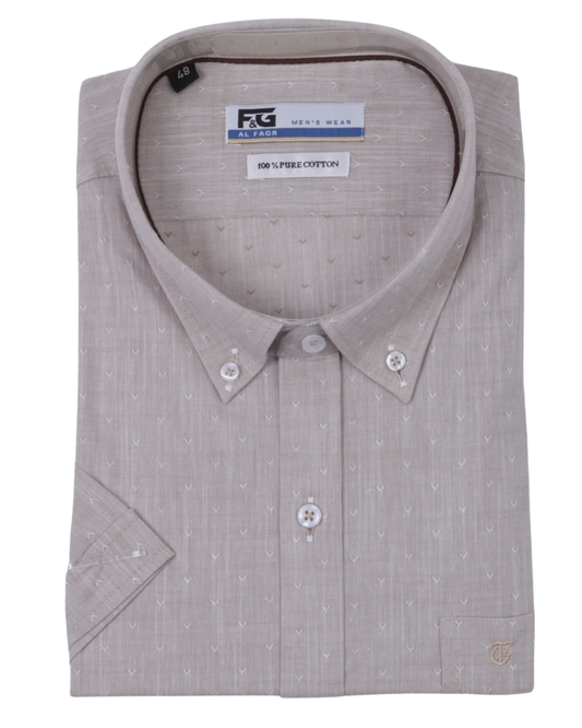 قميص نص كم قطن