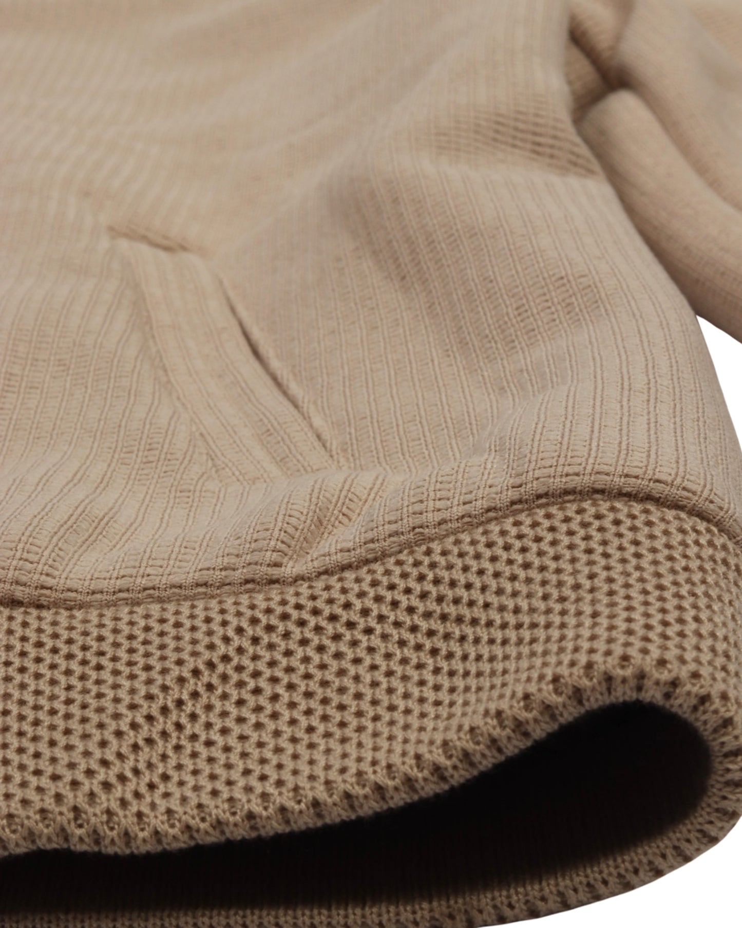 Beige Checked Felt Jacket (بسكوته)