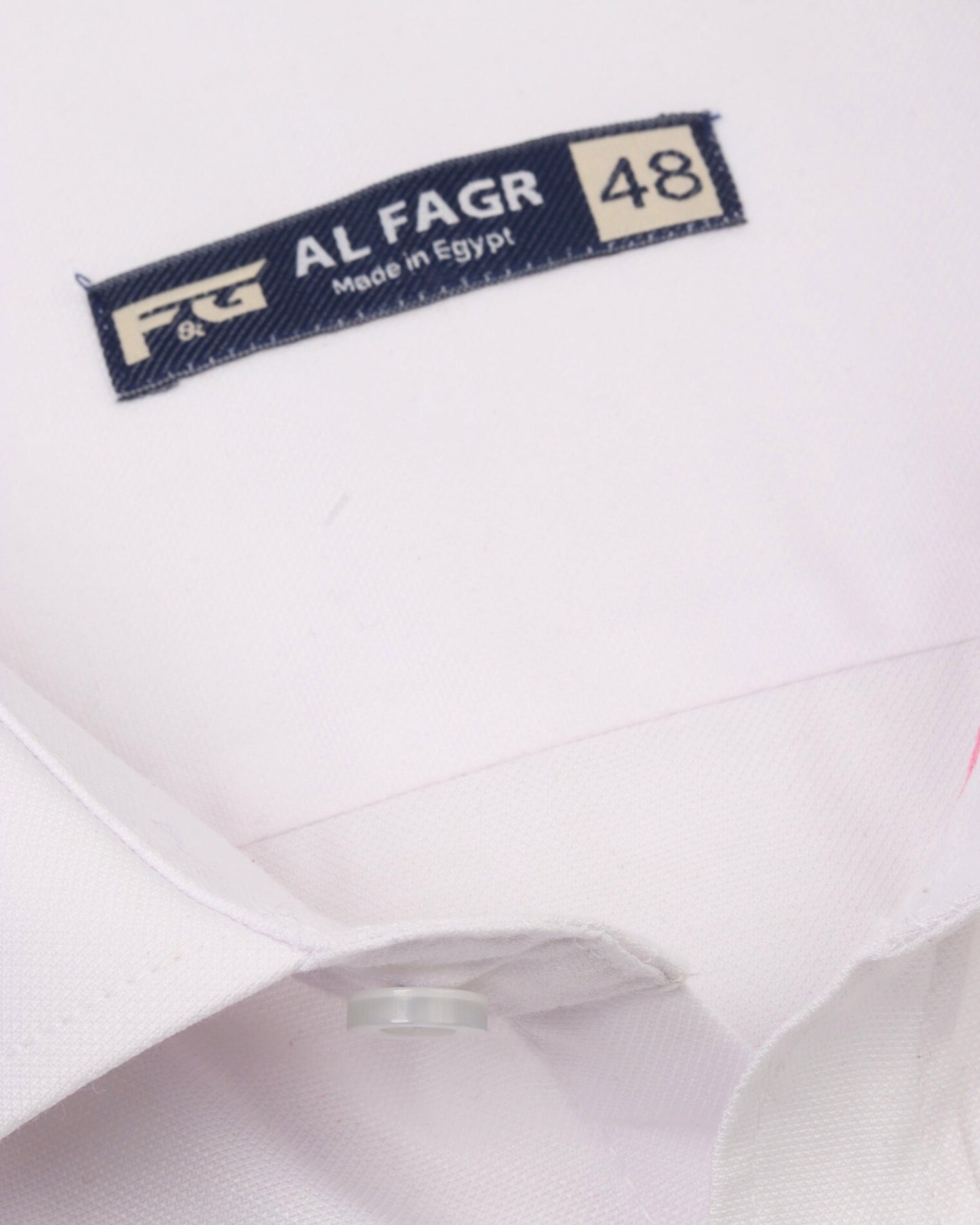 White Long Sleeve Shirt Pure Cotton - BigSize