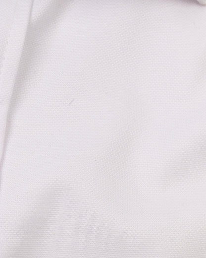 White Long Sleeve Shirt Pure Cotton - BigSize