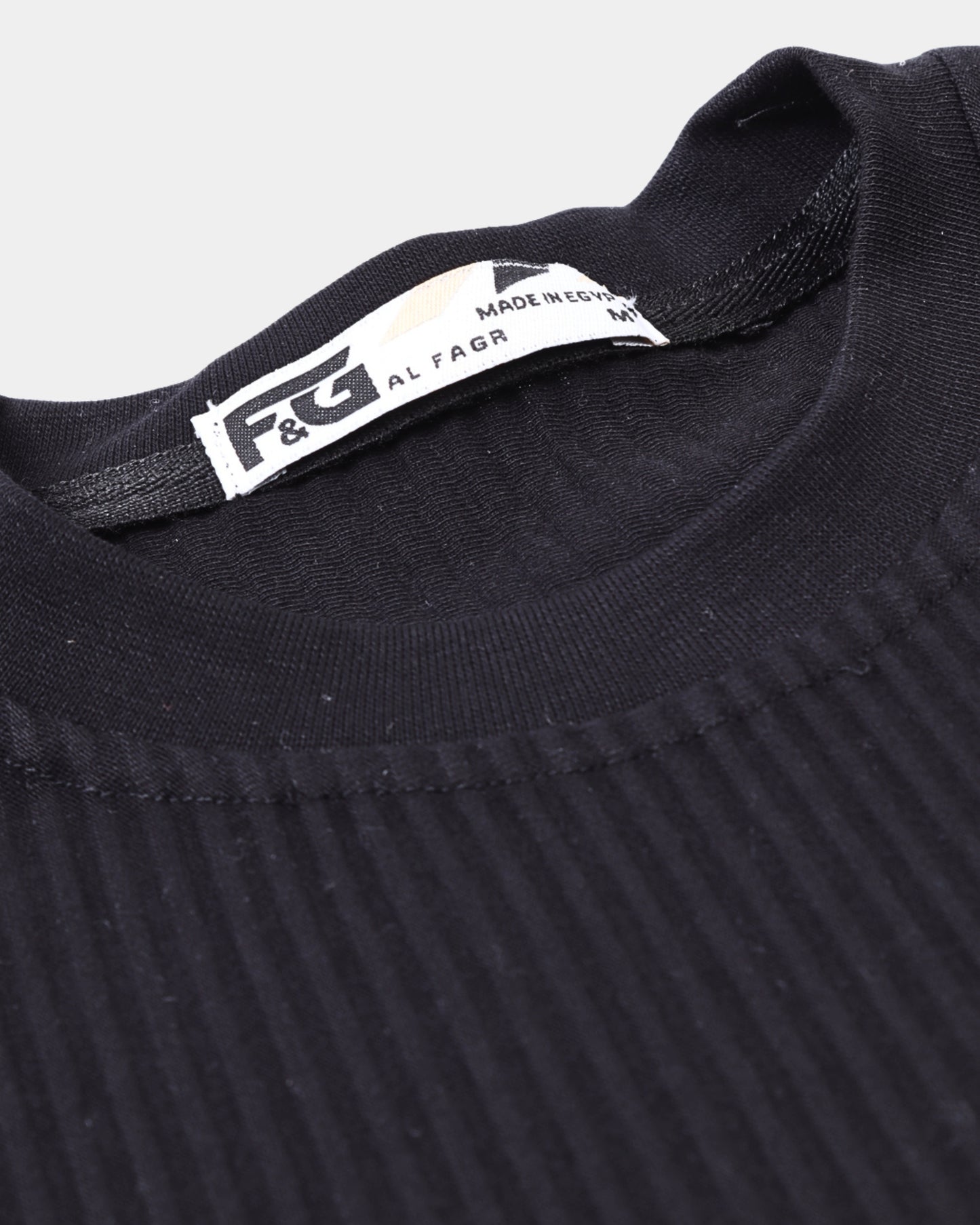 Round Ribbed T-Shirt