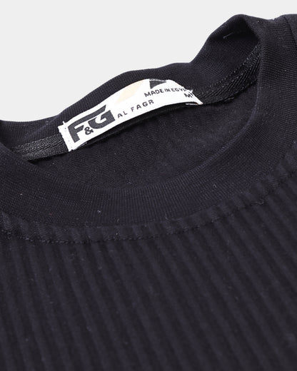 Round Ribbed T-Shirt