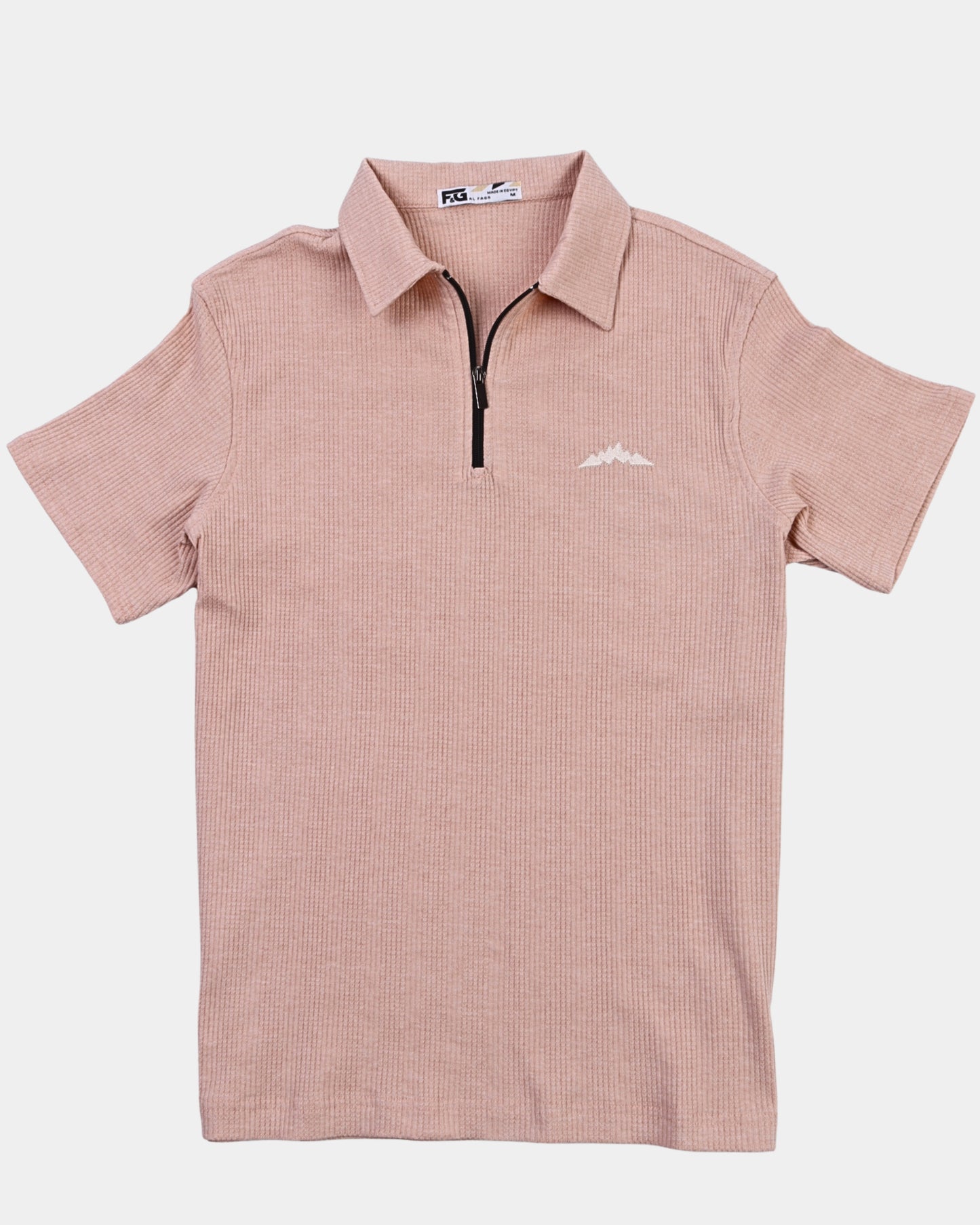 Zipper Polo Shirt
