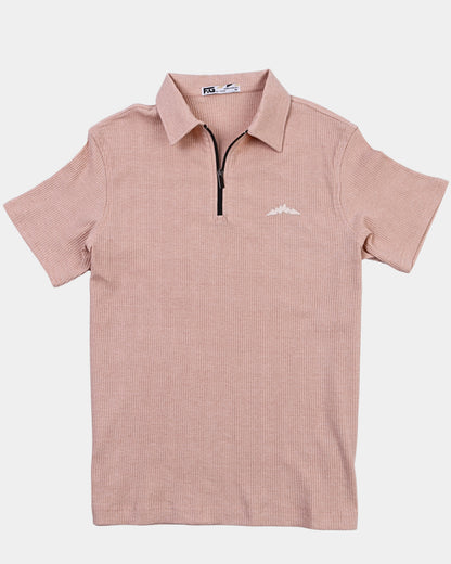 Zipper Polo Shirt
