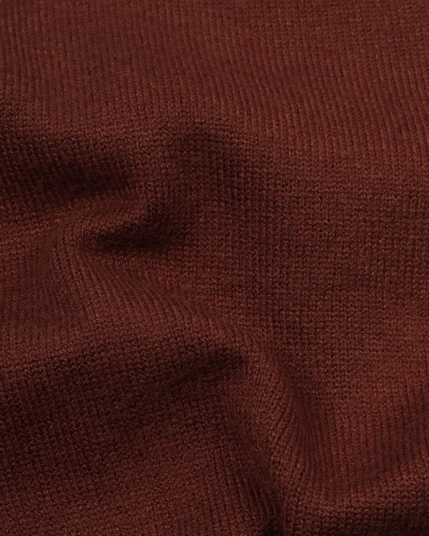 Brown Trico Pullover Half Zipper