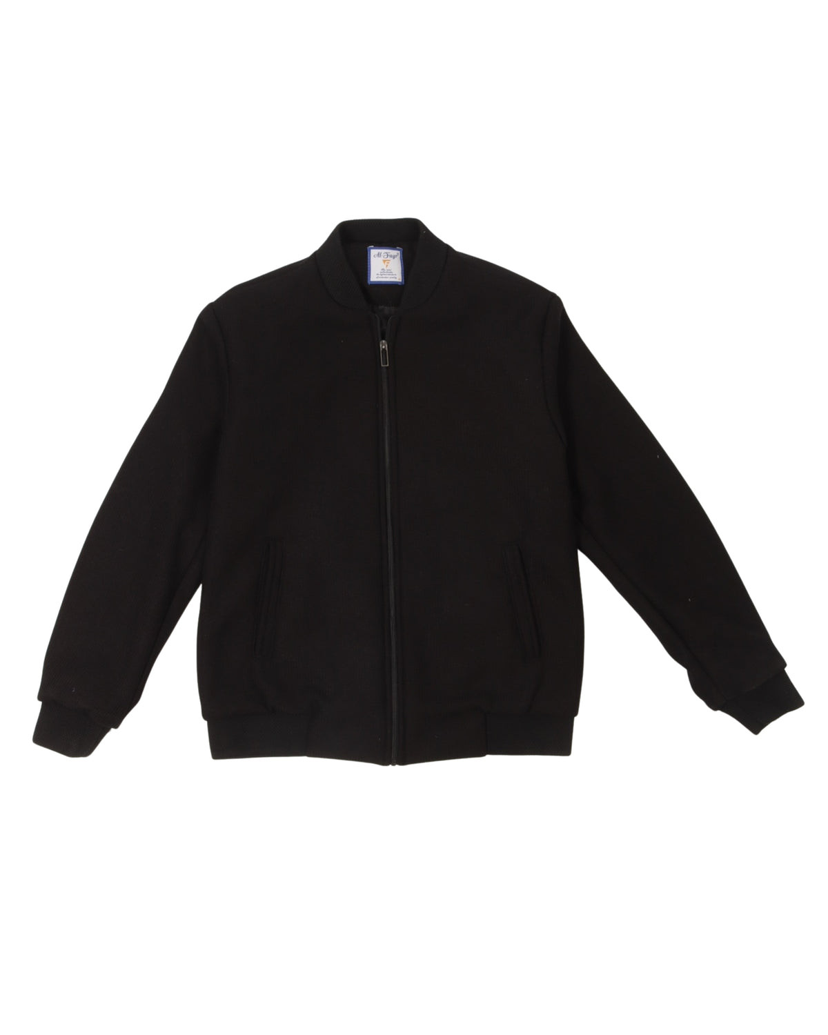 Black Checked Felt Jacket (بسكوته)
