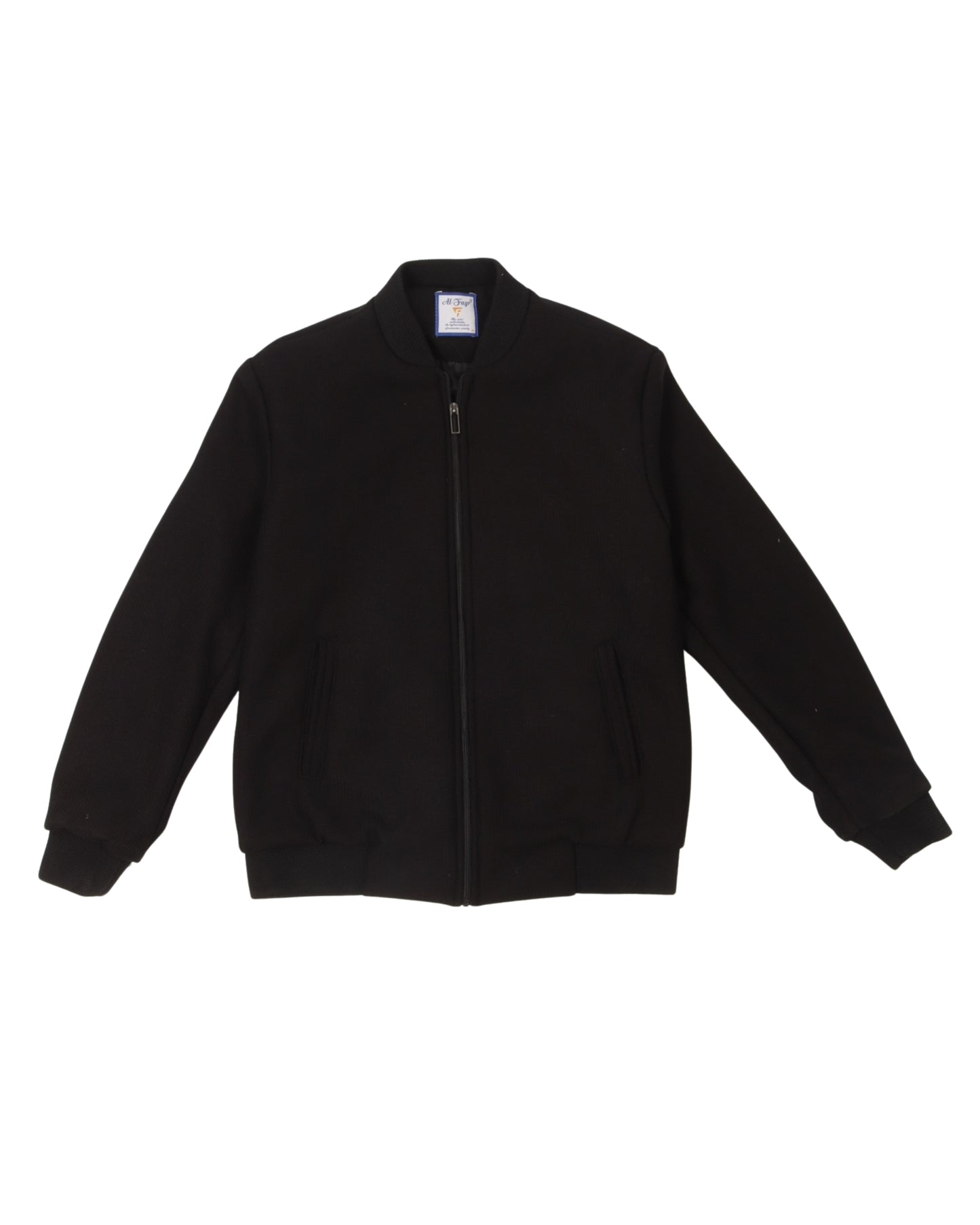 Black Checked Felt Jacket (بسكوته)