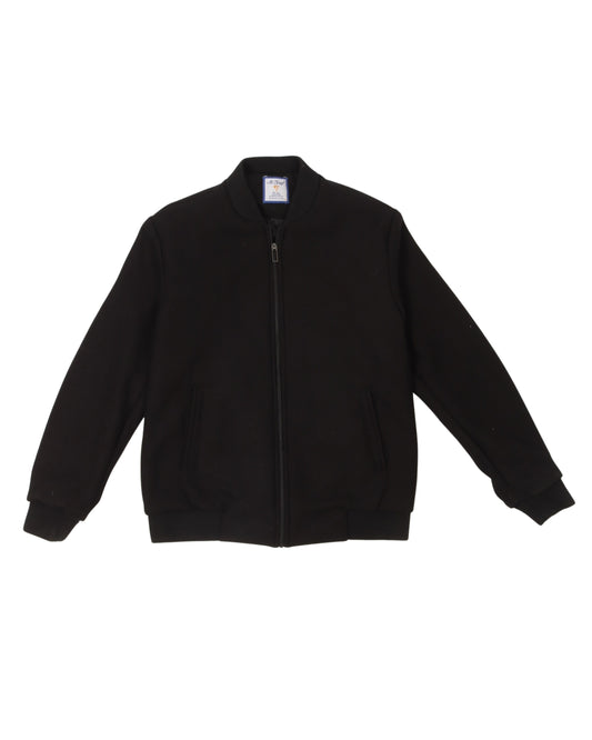 Black Checked Felt Jacket (بسكوته)