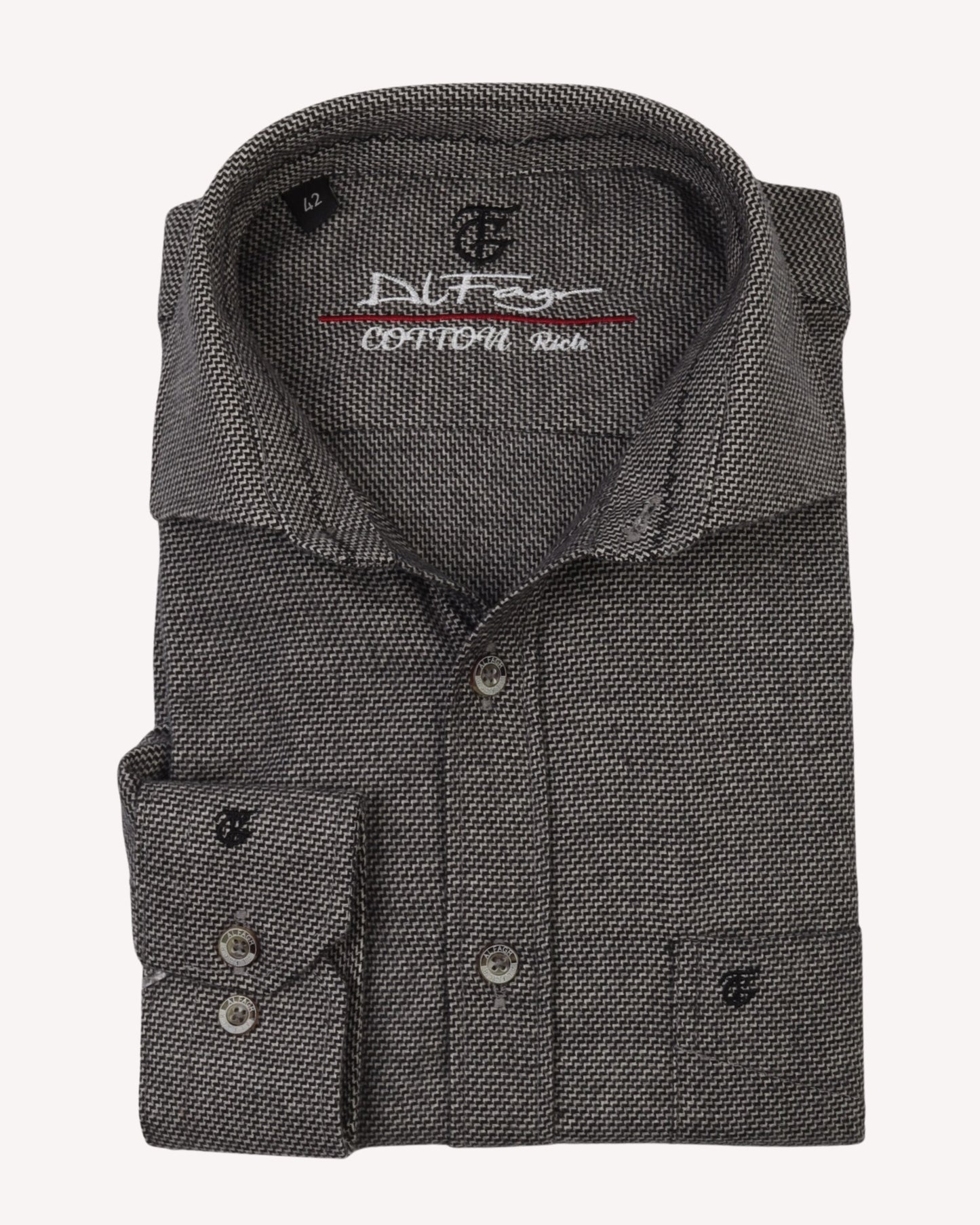 Dark Grey Wool Shirt