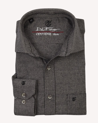 Dark Grey Wool Shirt