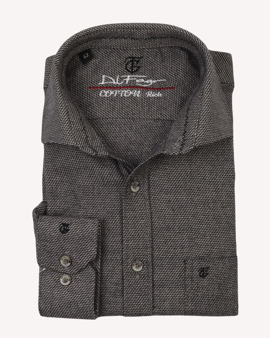 Dark Grey Wool Shirt
