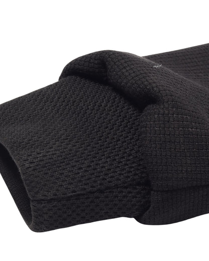 Black Checked Felt Jacket (بسكوته)