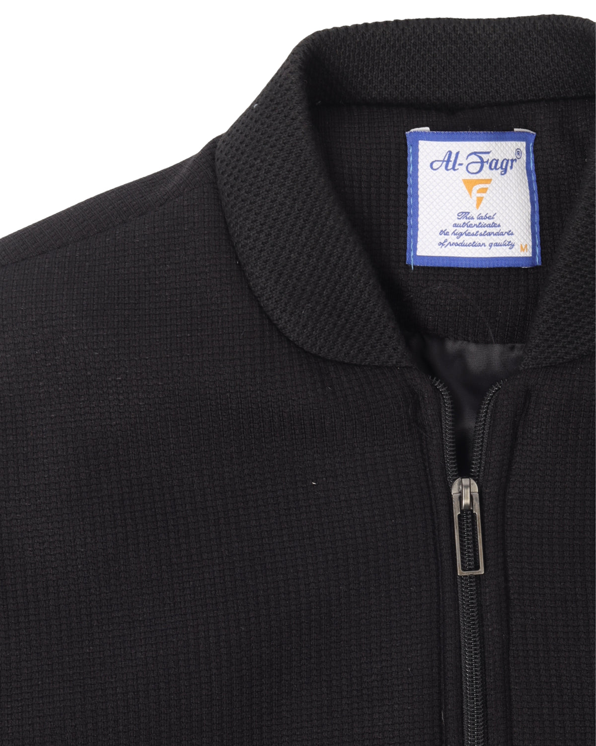 Black Checked Felt Jacket (بسكوته)