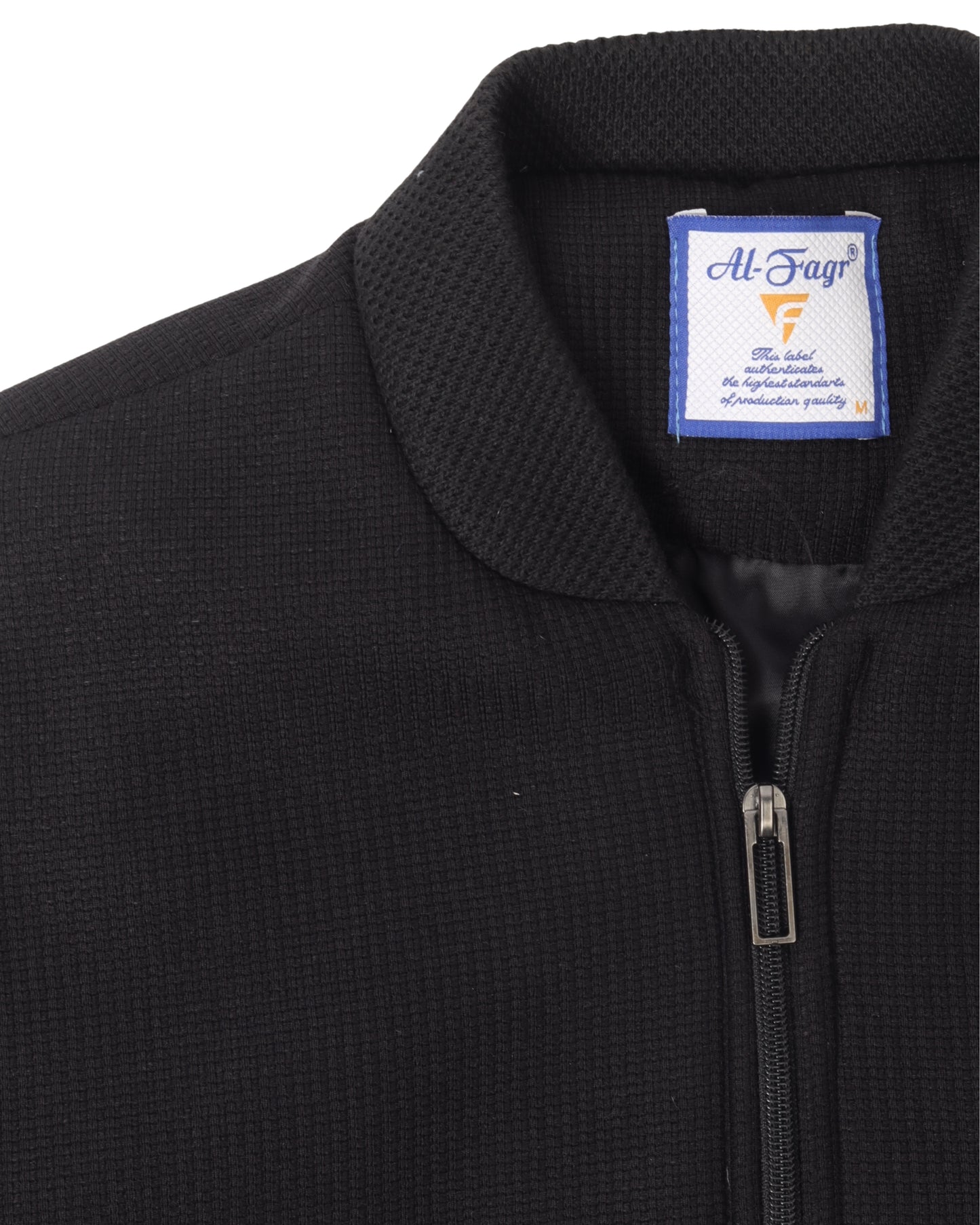 Black Checked Felt Jacket (بسكوته)