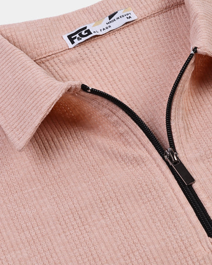 Zipper Polo Shirt