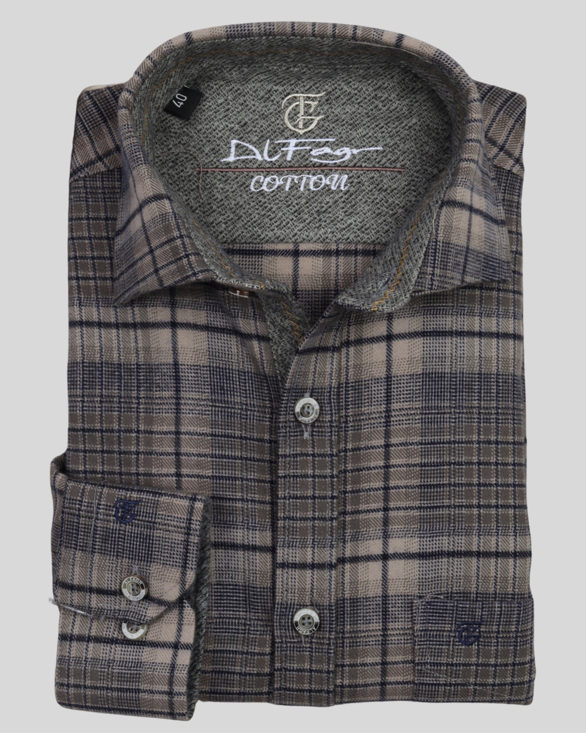 Dark Grey Wool Shirt