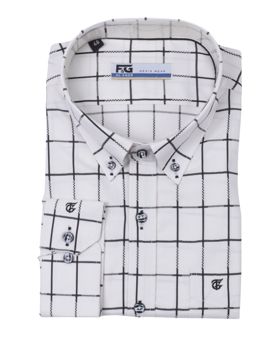 قميص كم مقاس كبير قطن