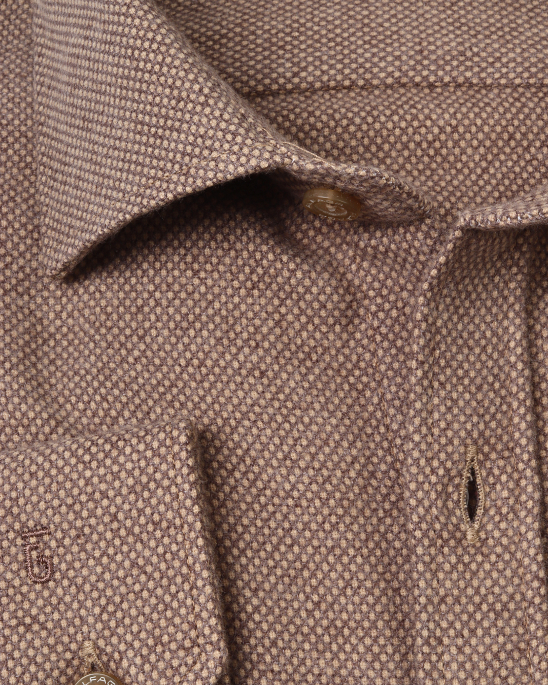 wool shirt cotton - BigSize