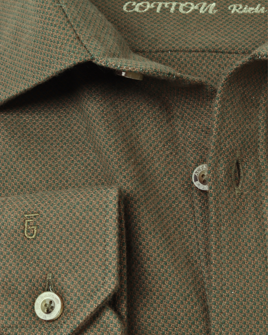 wool shirt cotton - BigSize