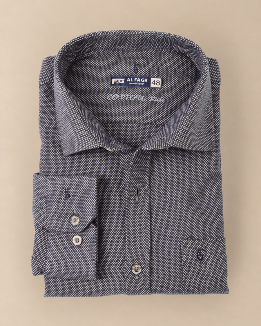 wool shirt cotton - BigSize