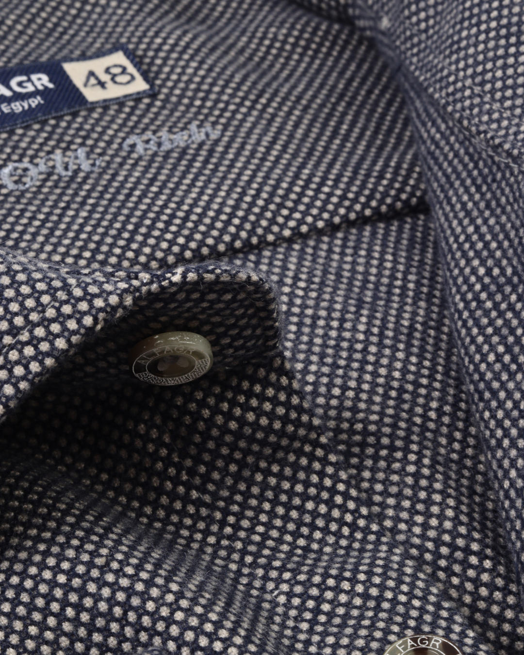 wool shirt cotton - BigSize