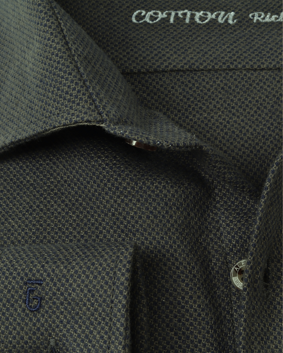 wool shirt cotton - BigSize