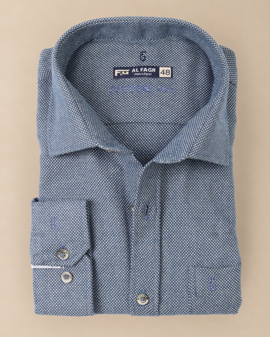wool shirt cotton - BigSize