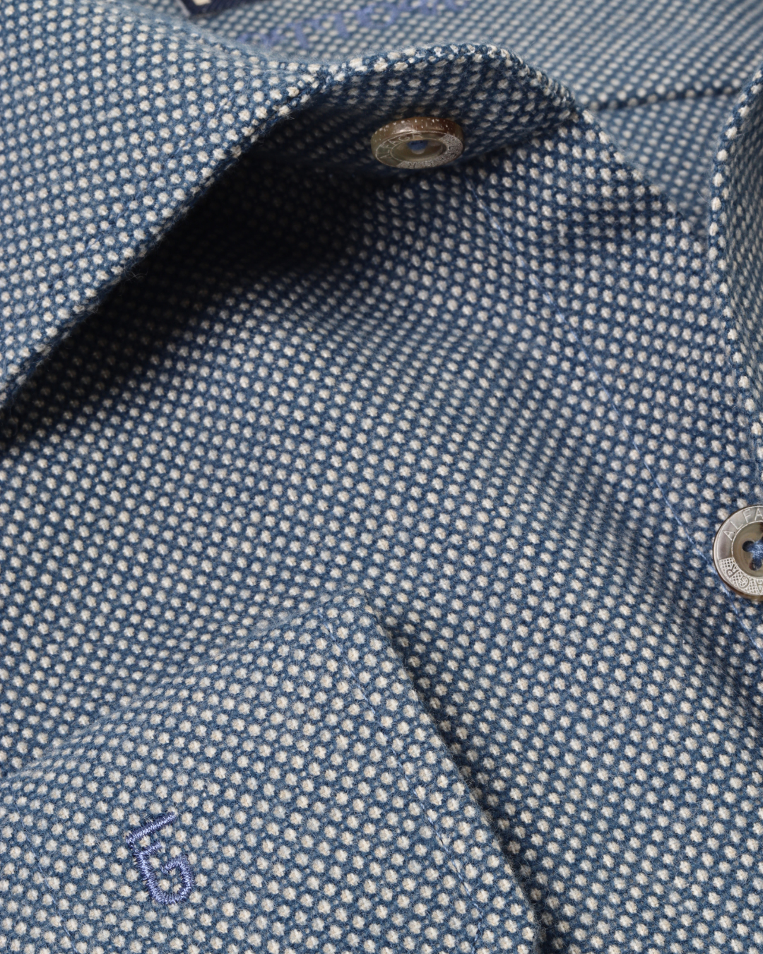 wool shirt cotton - BigSize