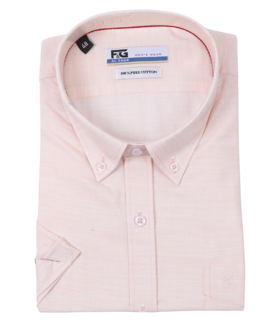 قميص نص كم مقاس كبير قطن