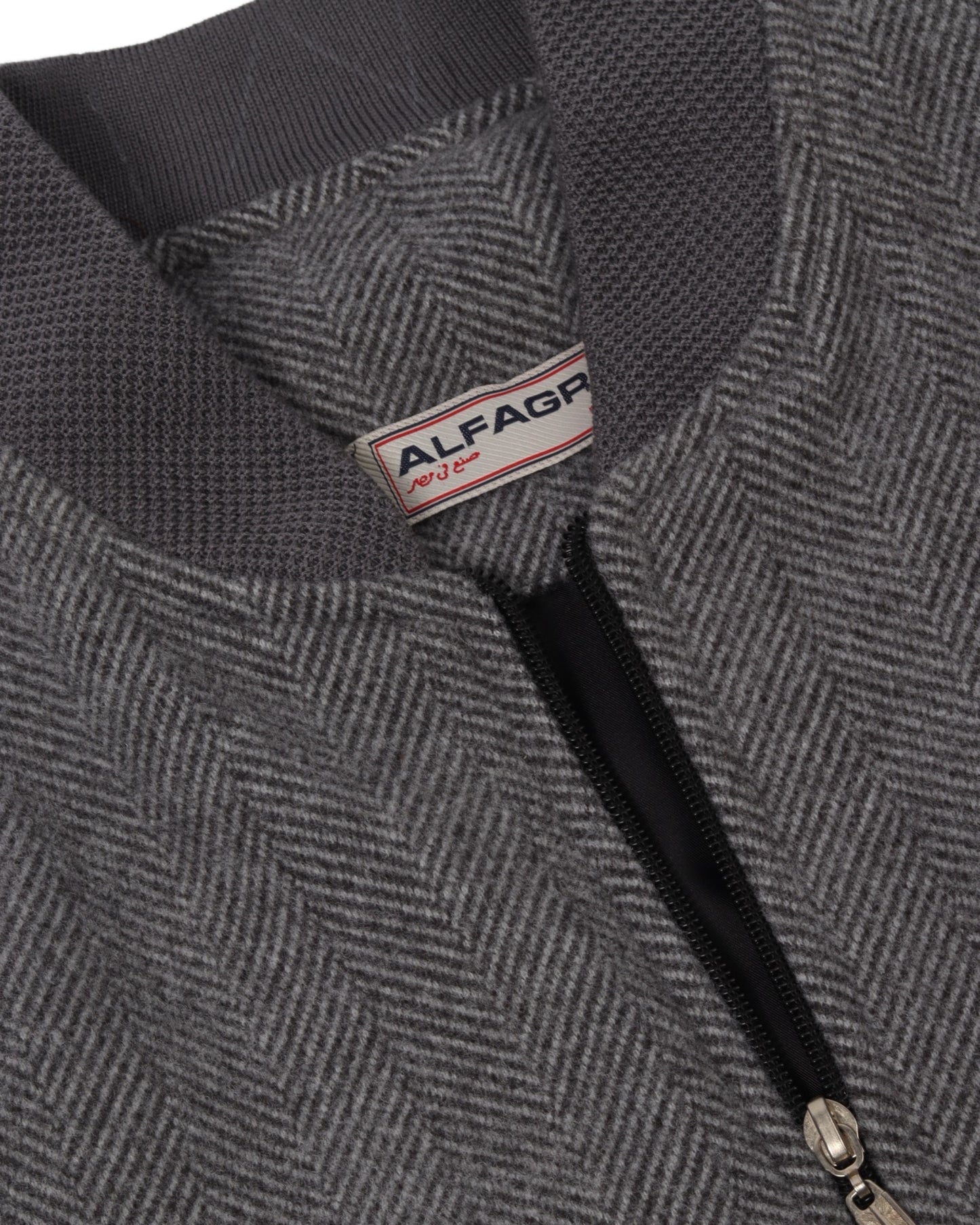 Dark Grey Wool Felt Jacket (جوخ)