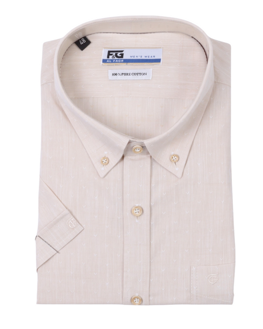 قميص نص كم قطن