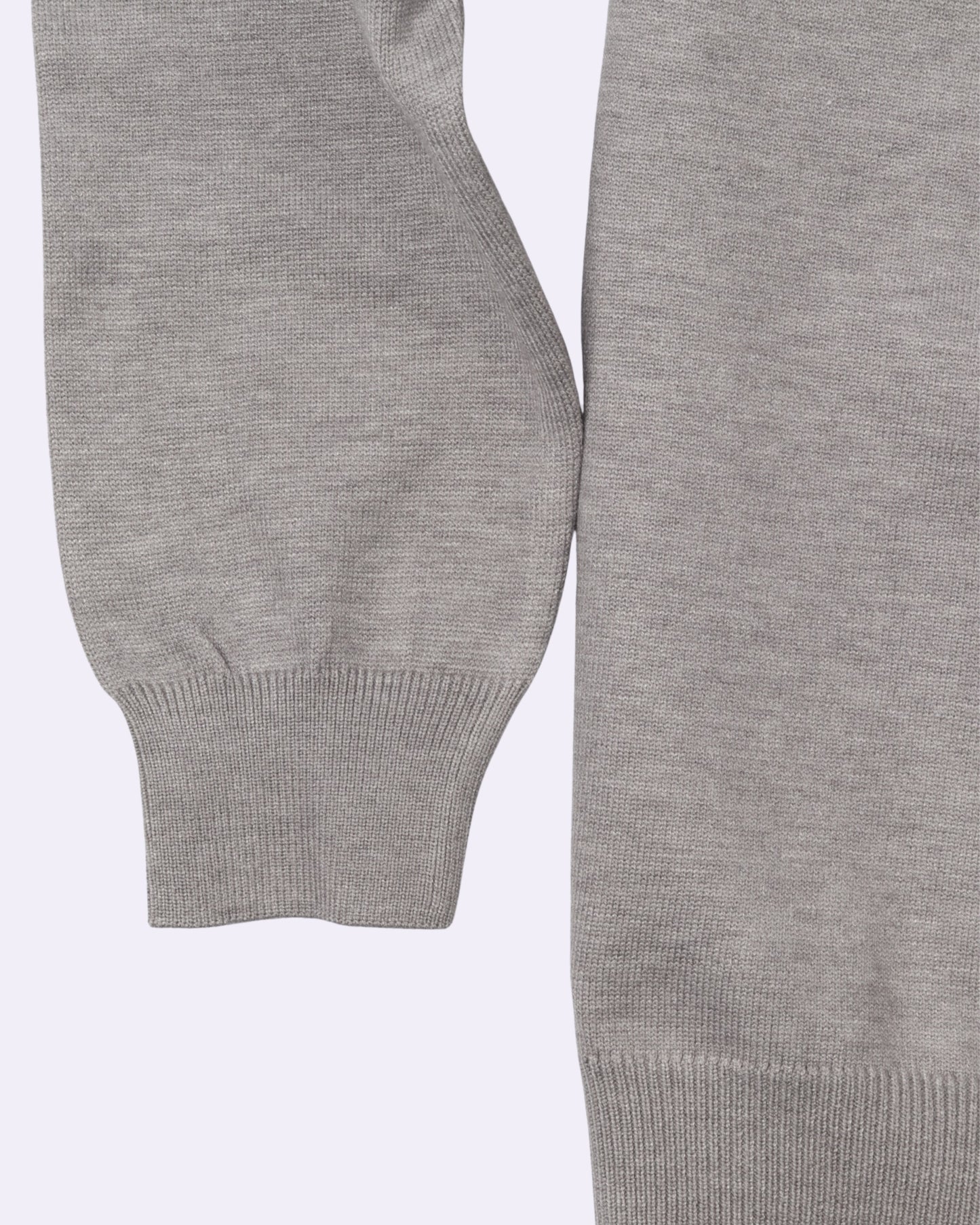 White Grey Polo Neck Trico