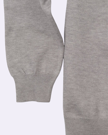 White Grey Polo Neck Trico