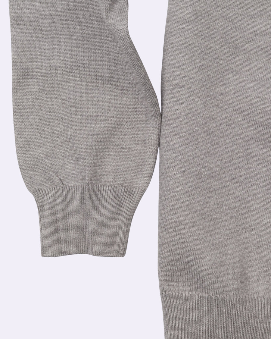 White Grey Polo Neck Trico