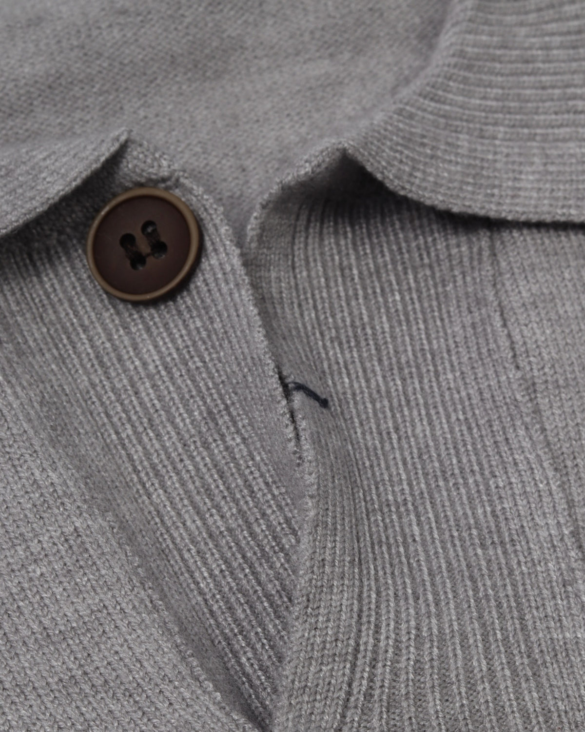 White Grey Polo Neck Trico
