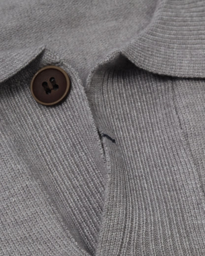 White Grey Polo Neck Trico