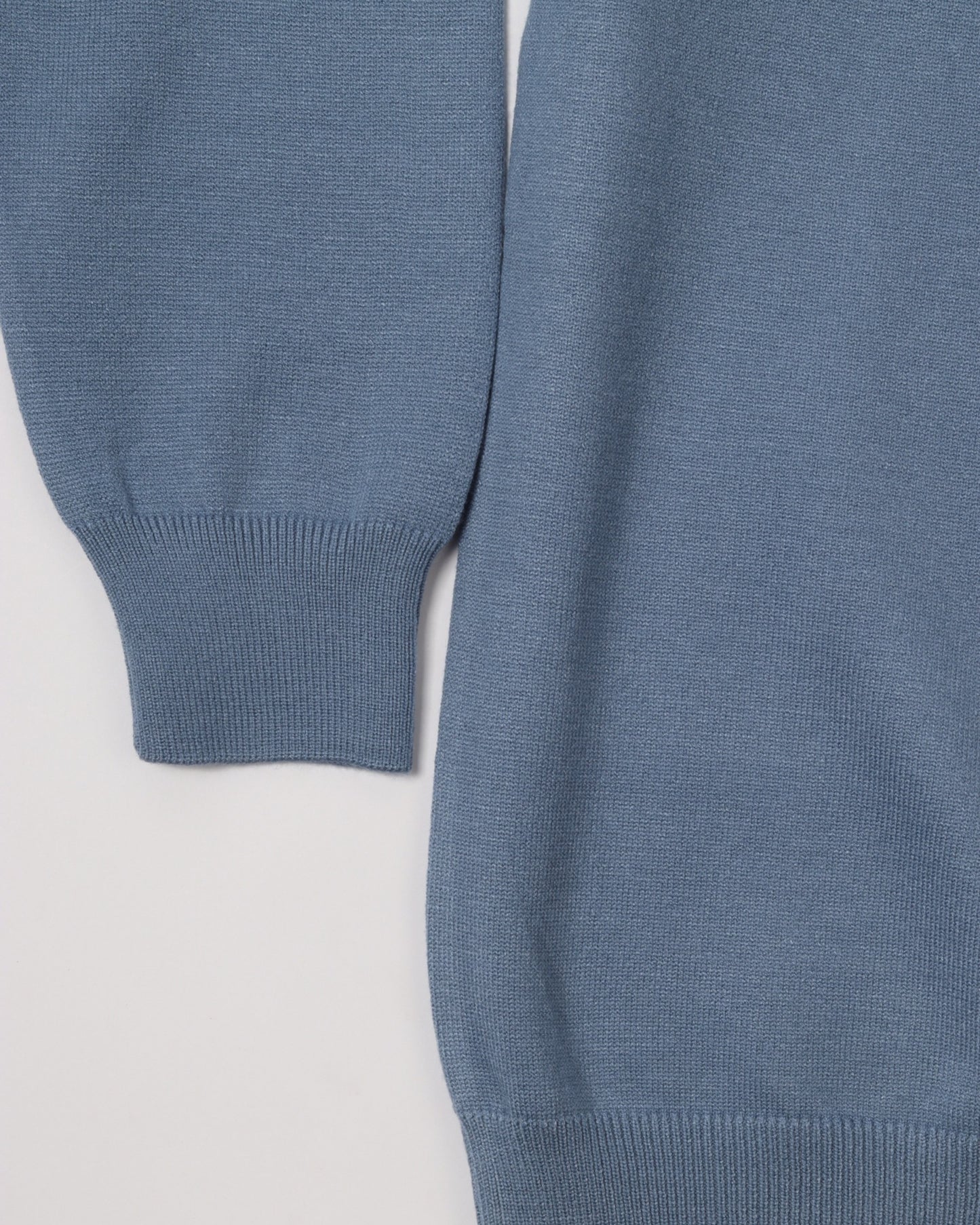 White Navy Polo Neck Trico