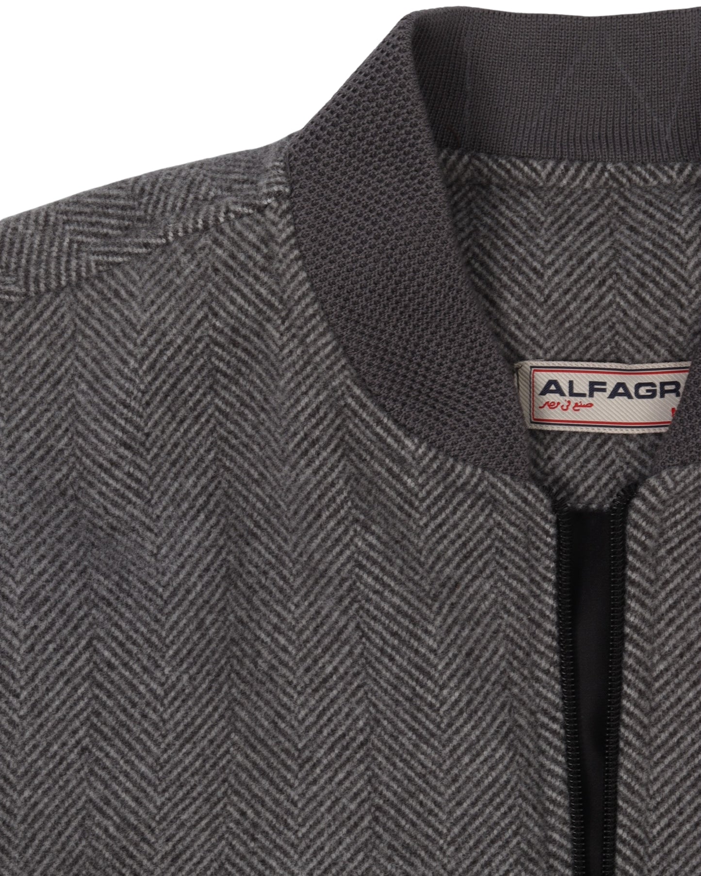 Dark Grey Wool Felt Jacket (جوخ)