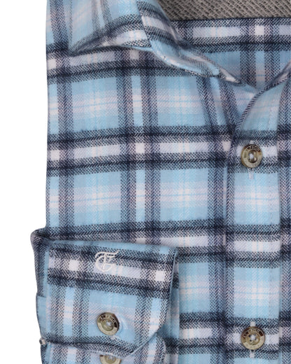 Baby Blue Wool Shirt