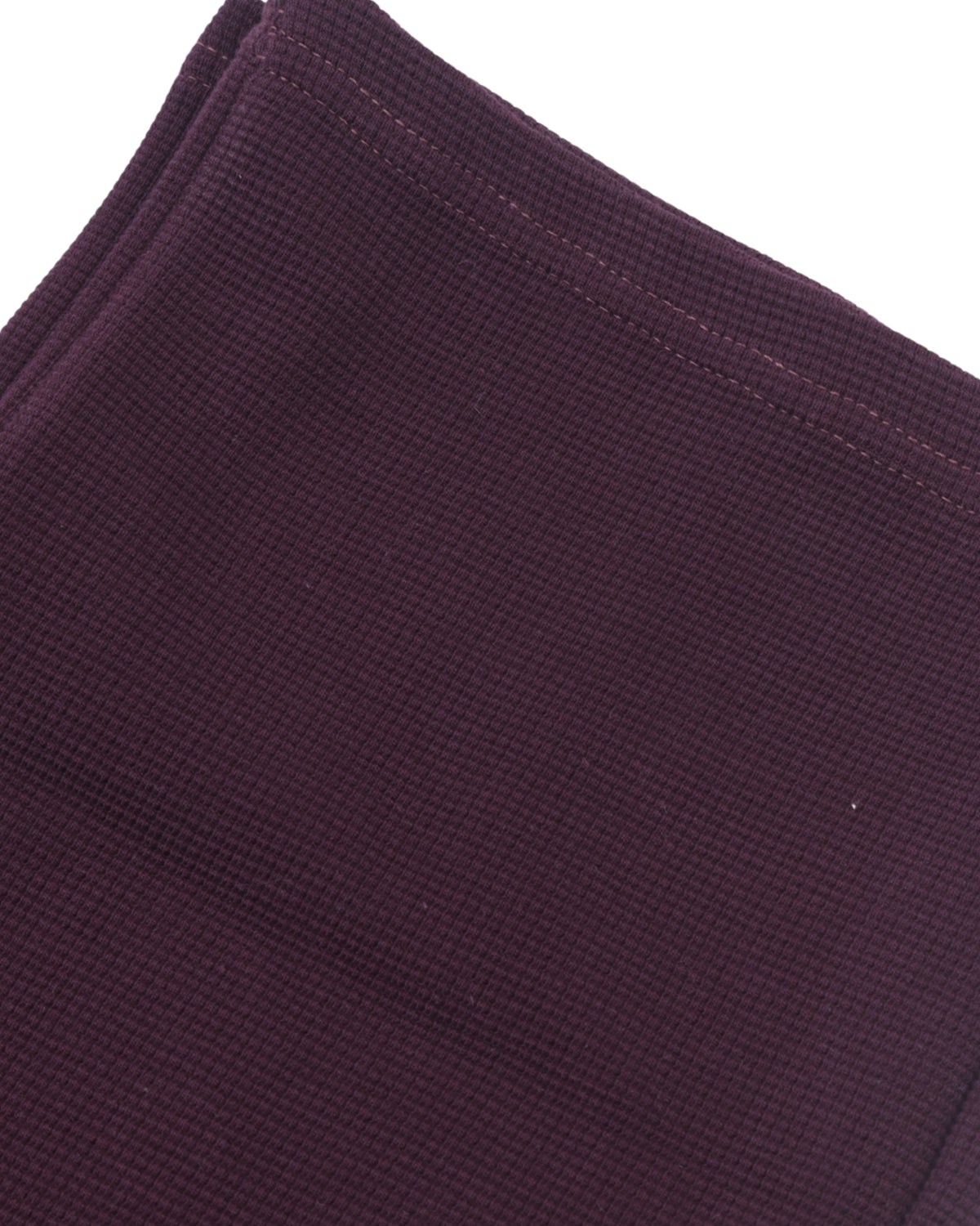 Burgandy Waffle Relax Fit Pants