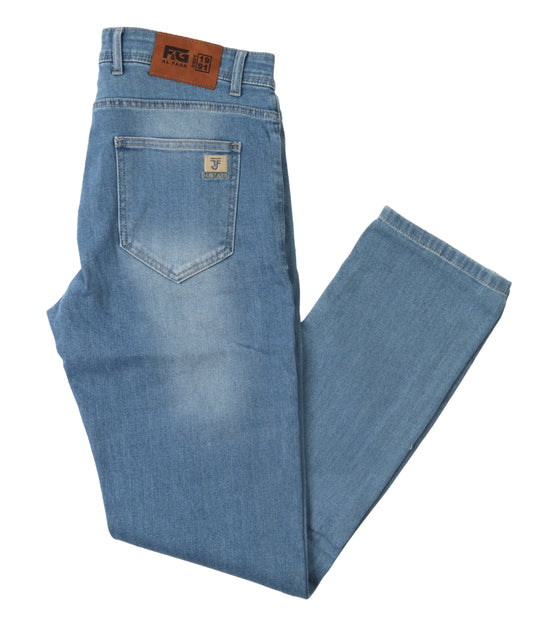 Light Blue Men’s Denim Jeans – بنطلون جينز رجالي دنيم