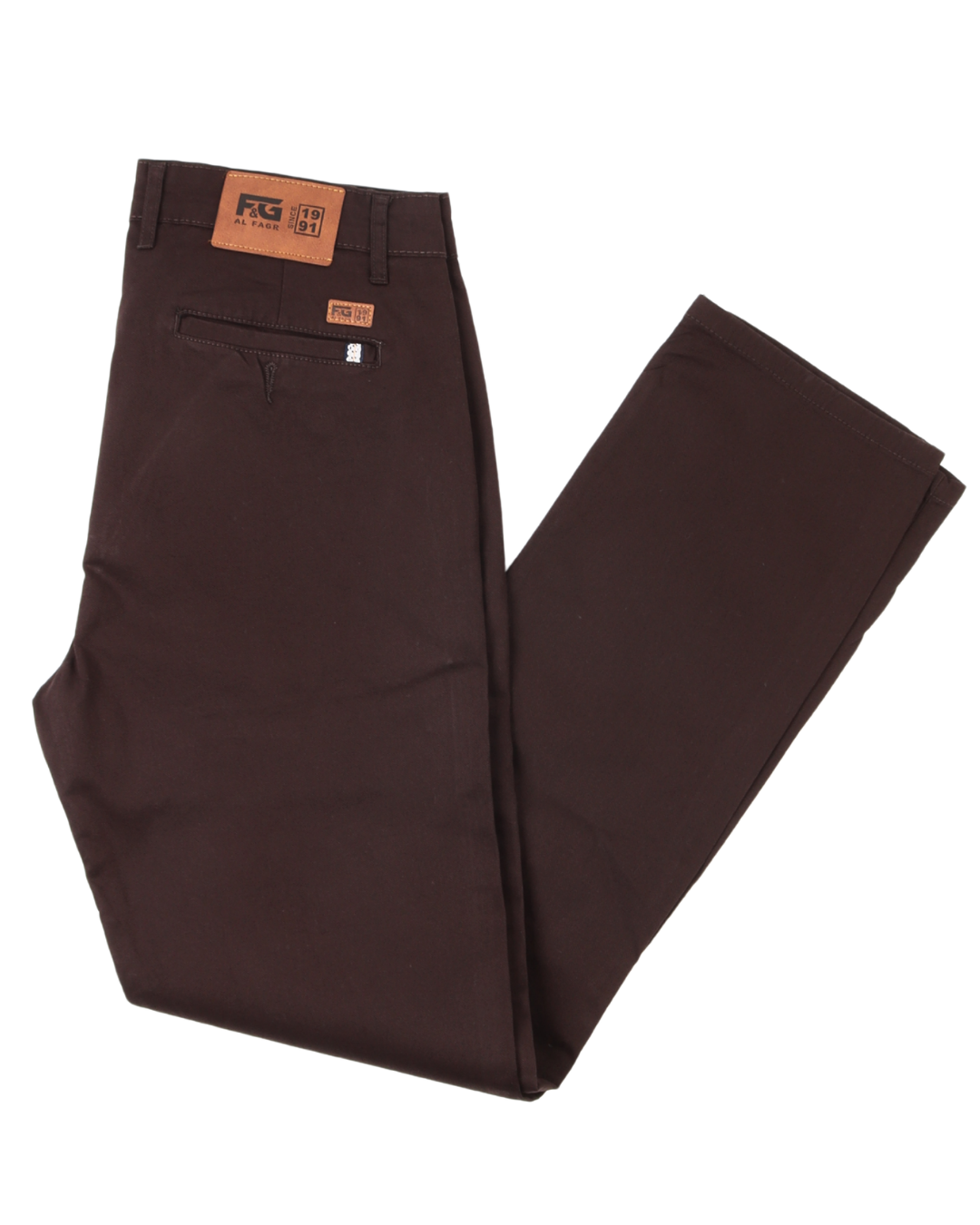 Brown Gabrdine Pants