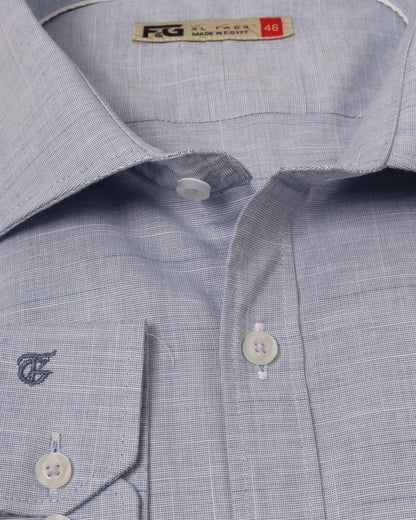 Baby Blue Pure cotton plain weave fabric