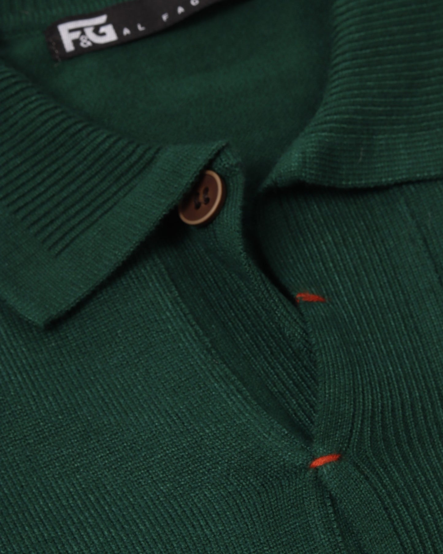 DarkGreen Polo Neck Trico