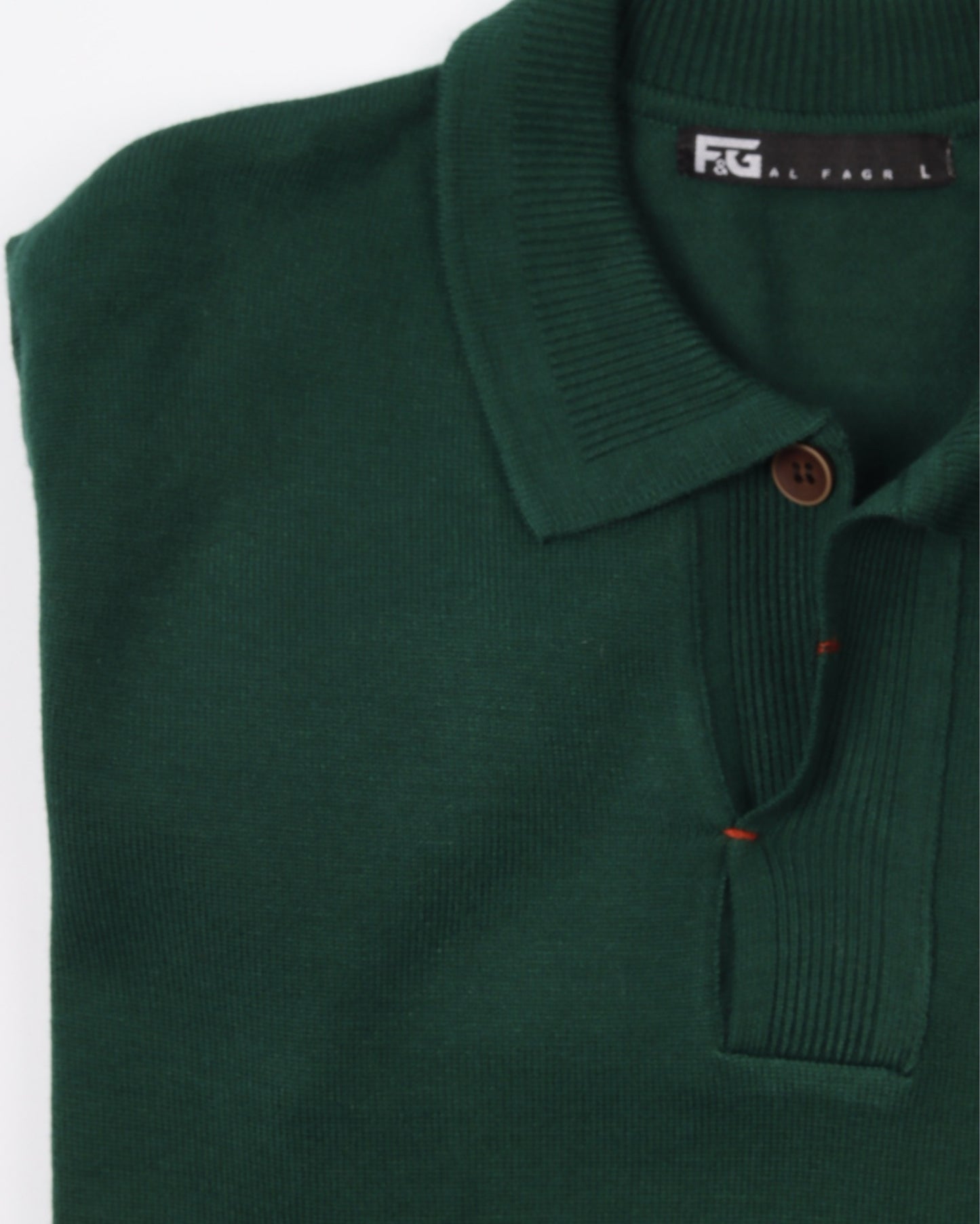 DarkGreen Polo Neck Trico