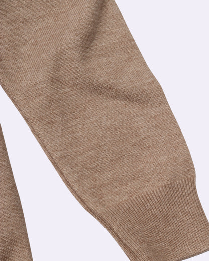 Beige Polo Neck Trico
