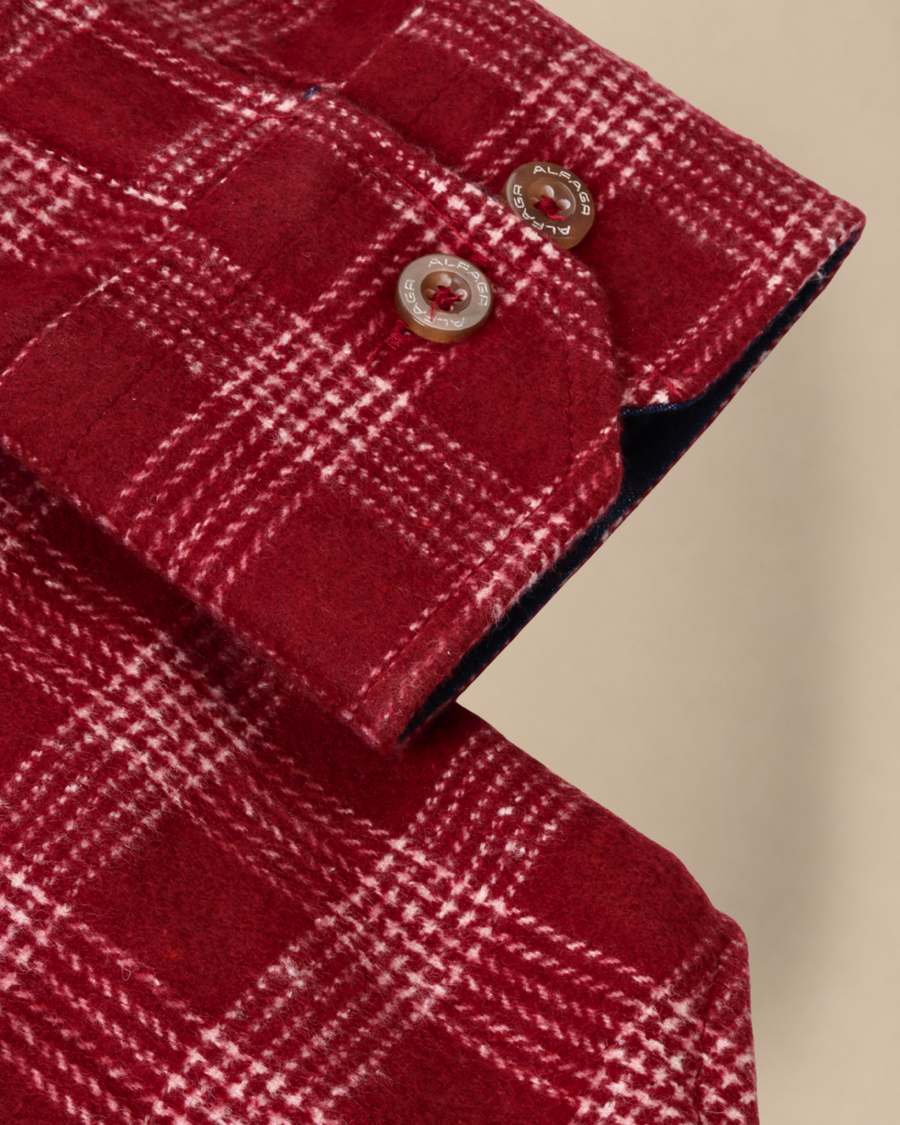 wool shirt cotton - BigSize