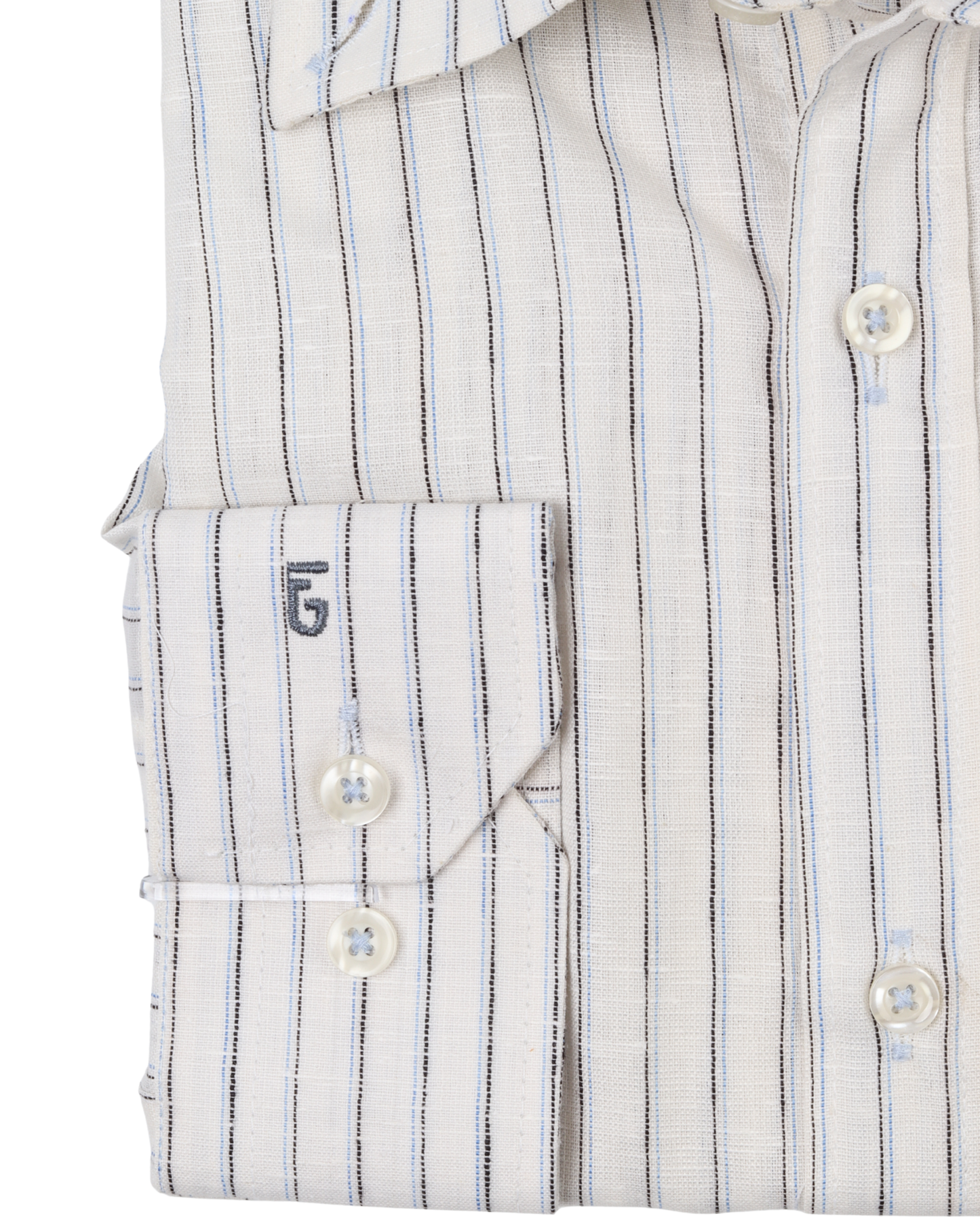 White Pure Cotton Long Sleeve Shirt
