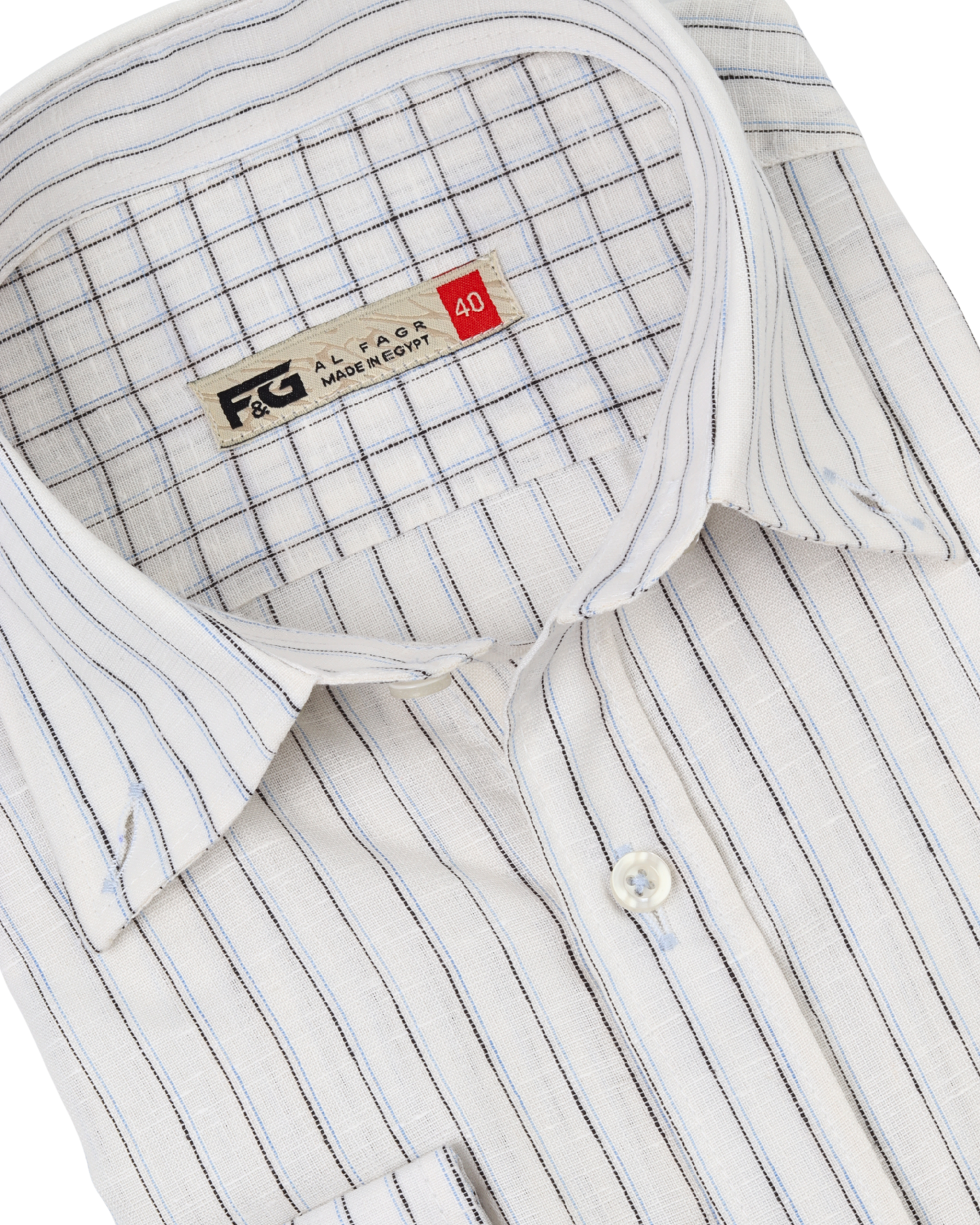 White Pure Cotton Long Sleeve Shirt