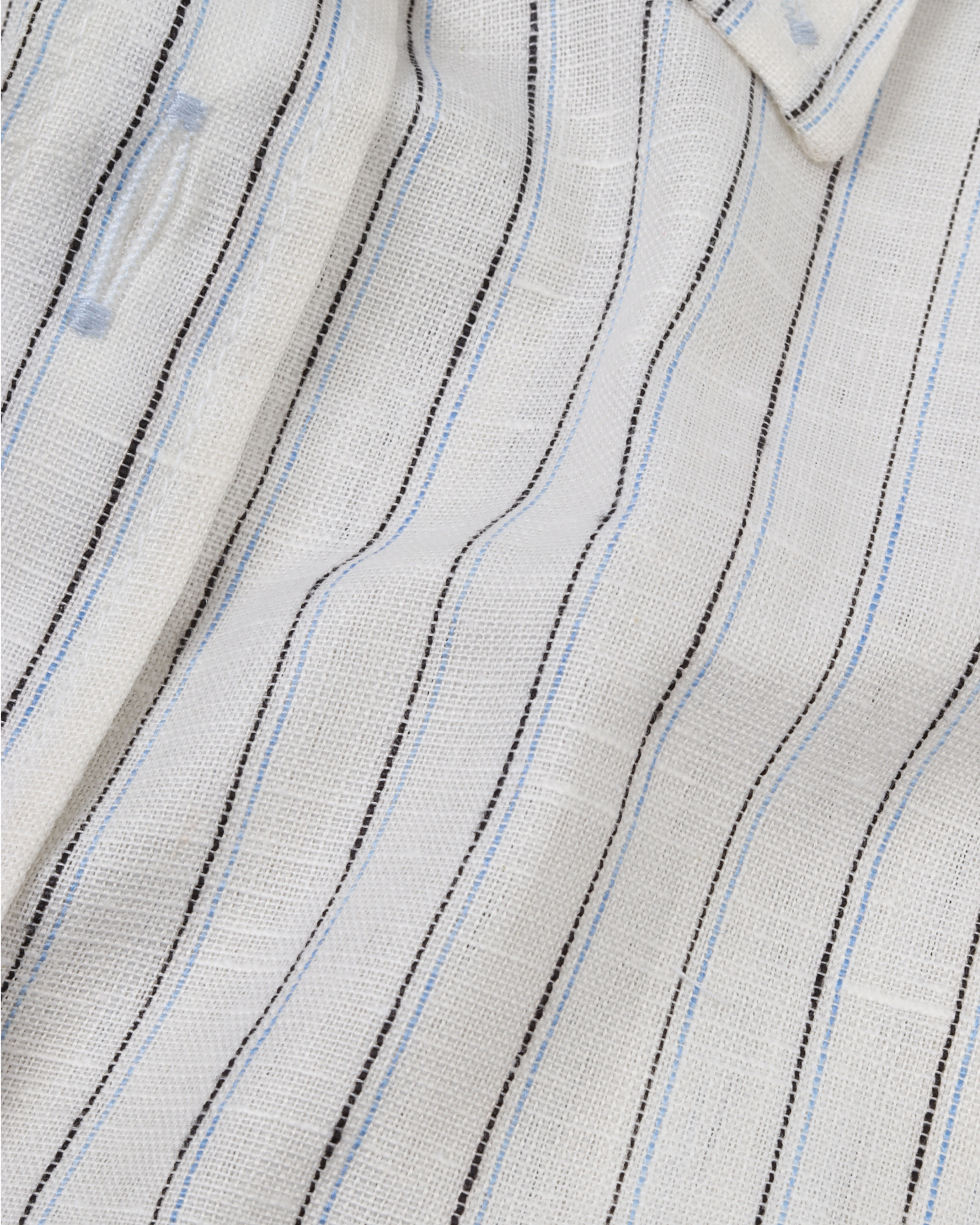 White Pure Cotton Long Sleeve Shirt